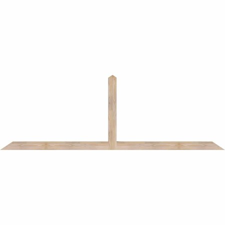 Ekena Millwork Portland Smooth Timber Gable Bracket, Douglas Fir, 96"W x 32"H x 3 1/2"D x 3 1/2"F, 8/12 Pitch GBW096X32X0404POR00SDF